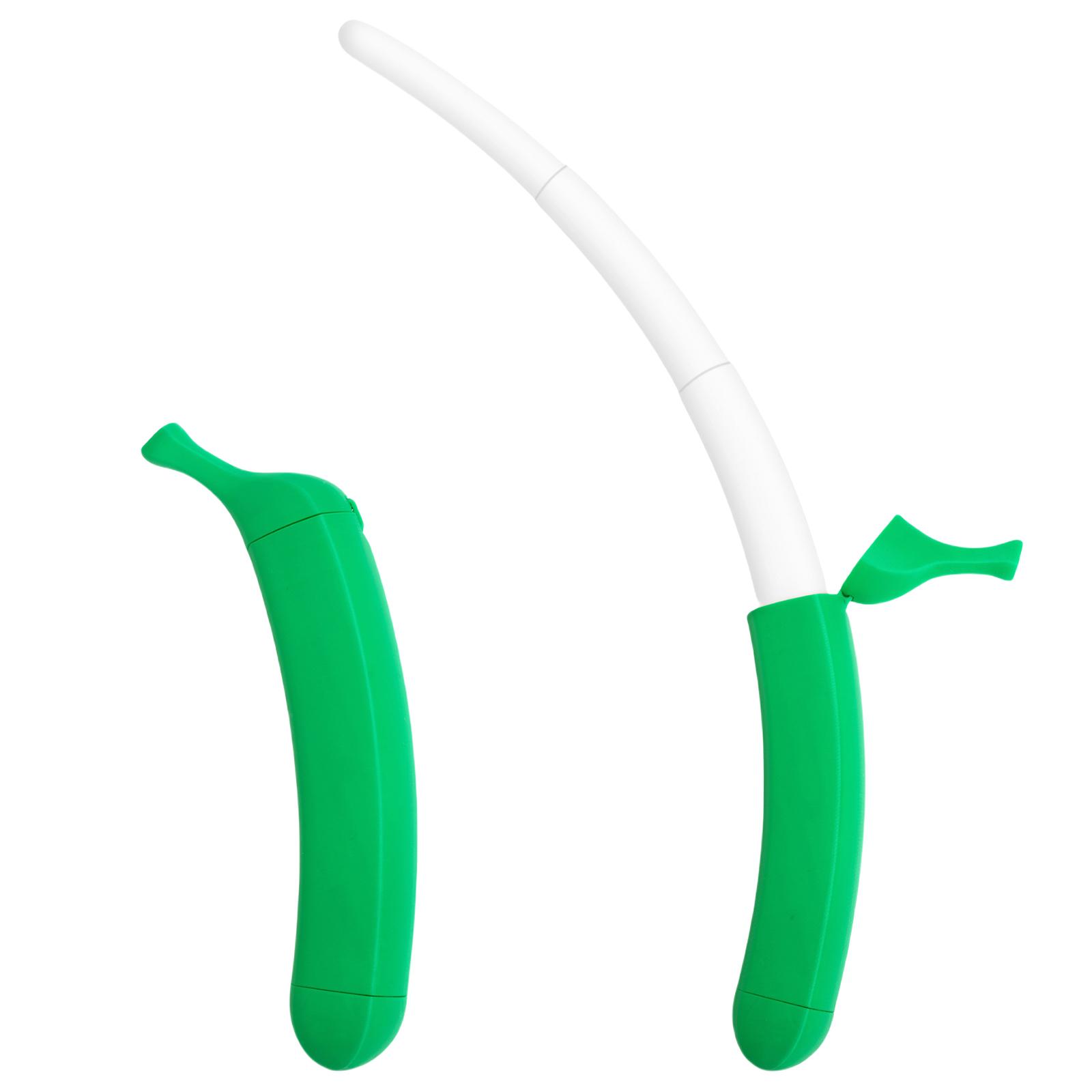 Retractable Banana Shaped Samurai Sword For Cosplay Hidden Samurai Twisted Open Sword Boys Toy Home Party Cosplay Accessories
