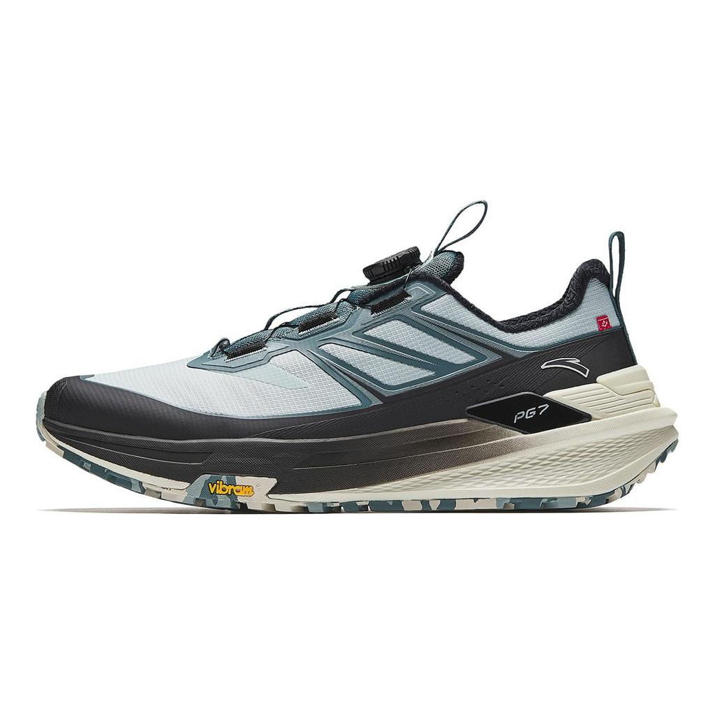 Anta Tiandu Casual Comfortable Fabric Rubber Running Shoes Men sneaker Moss-Green Misty-Blue 112615599-1