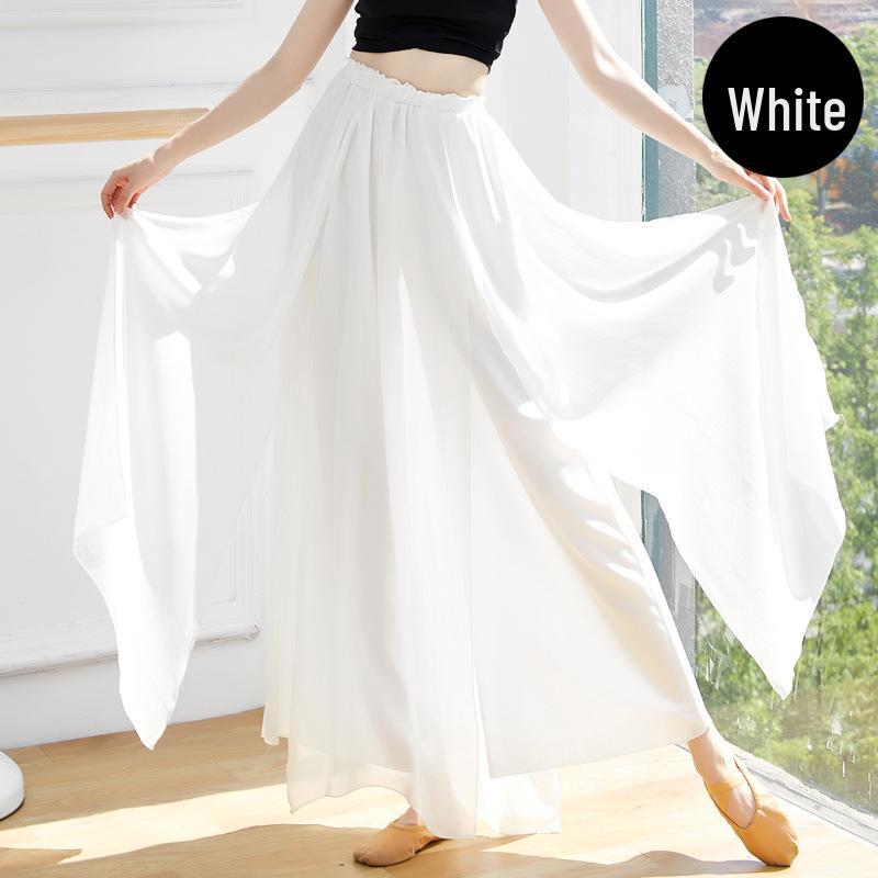 

Классические брюки палаццо Nuwa с разрезом и лентой для весны и лета Extra Large