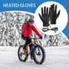 Motorcycle Gloves Heated Mittens USB Touch Screen Gloves 3 Gear Temperature Windproof Cycling Mittens Electric Heating Glove