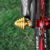 Aluminum Zinc Zinc Alloy Rear Axle Screw M5 Bike Accessories Colorful Bicycle Hub Nut  Folding Bike