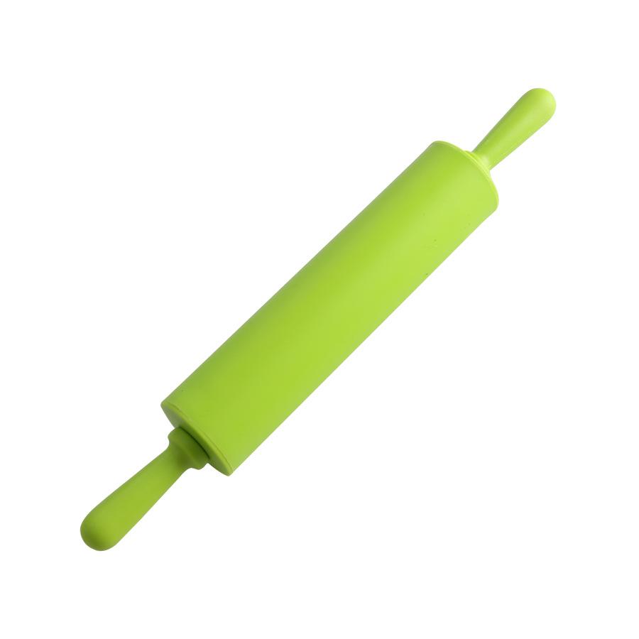 Non-Stick Plastic Handle Pin Pastry Dough Flour Roller Silicone Rolling Pin Pizza Pasta Roller Kitchen Pastry Baking Tool