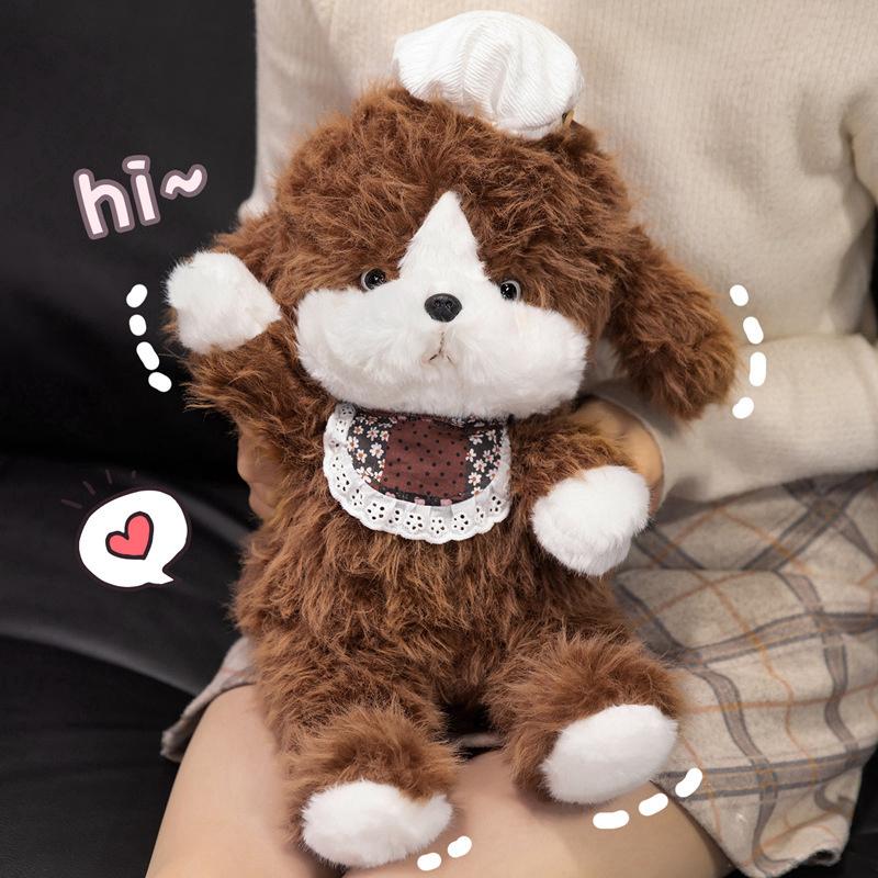 Non-Toxic Cartoon Dog Plush Toys Kawaii Animals Soft Stuffed Dolls Puppy Sleeping Companion Plushie Toys Christmas Gift