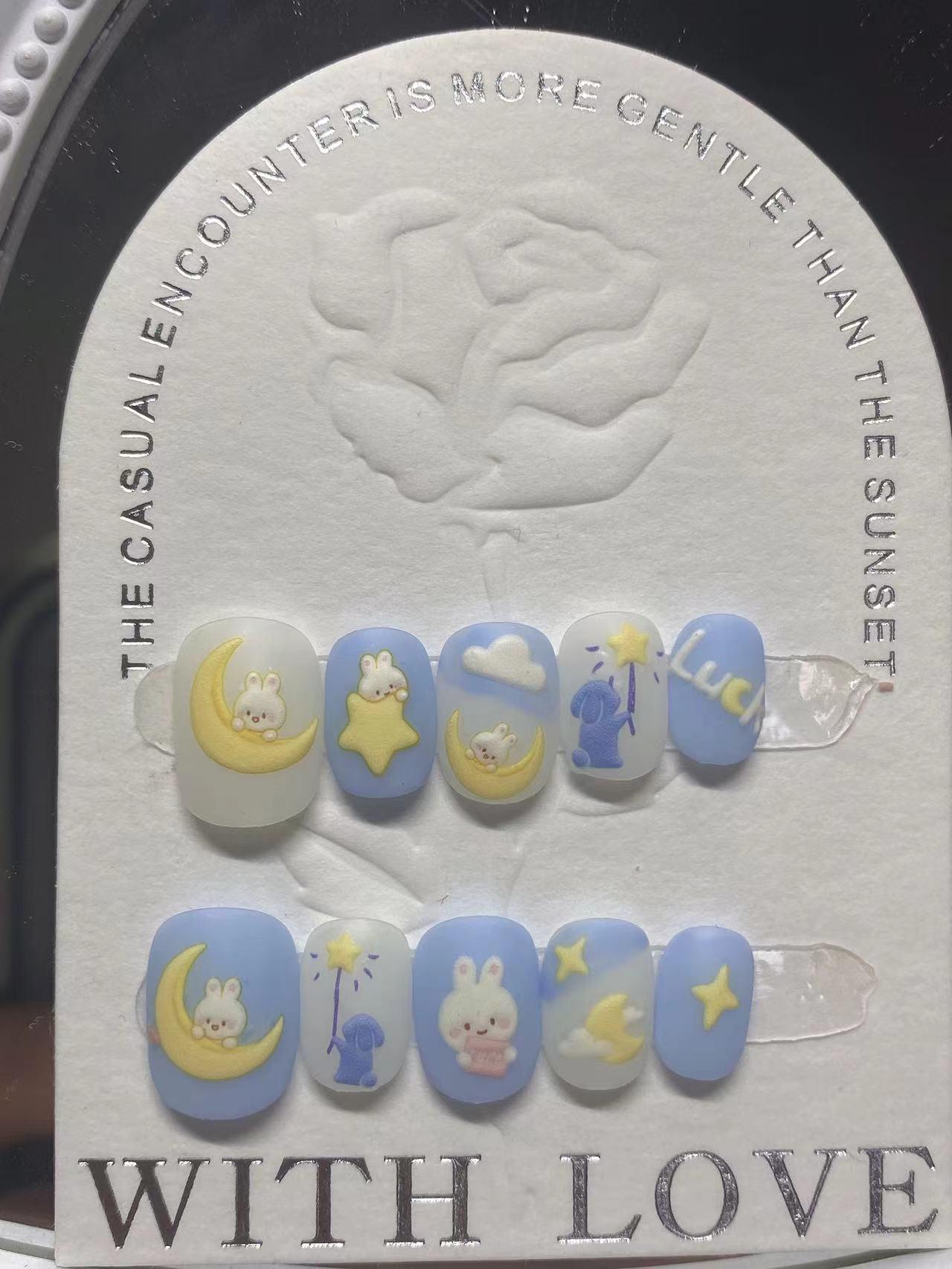 

Ферритовые 3D наклейки для нейл-арта - Тонкие, Прозрачные, Самоклеящиеся, DIY Украшения для мечты Small S