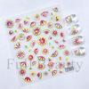 Nail Art Sticker Cartoon Autumn Thanksgiving Orange Red Gradient Maple Leaf Nail Sticker Decoration