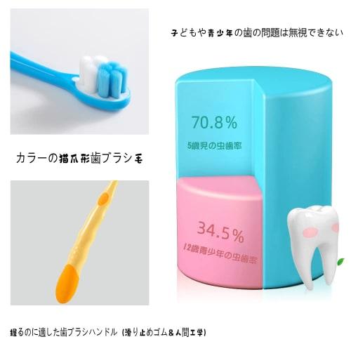 Soft Nano Toothbrush, Platinum Nano Toothbrush, for Periodontal Disease, Sensitive Gums and Teeth, Cavities, Cat Paw Print Bristles, Suitable for Ages