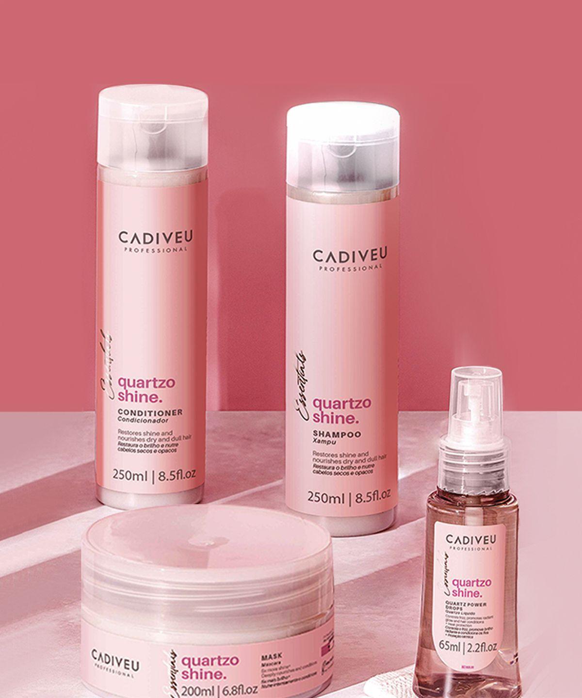 Quartz Shine 4-Piece Set (Shampoo + Conditioner + Mask + Serum)