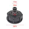 1000 Litre Water Container Fitting IBC Tank Tap 60mm Coarse Thread with Adapter Hose Connection and Threaded Cap Hole