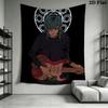 Sally face Wandteppich Ästhetischer Wandbehang Bedruckter Stoffdecke Dekorative Wandteppiche für Schlafzimmer Wohnzimmer Heimdekoration
