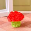 Mini Resin Artificial Flower Miniature Dollhouse Flower Accessories Tiny Potted Plants Ornament for Micro Landscape Doll House Fairy Garden
