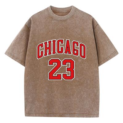 Chicago Basketball Spirit 23 Man Tee Shirt Graphic Sports Tee Clothing High-Quality T Shirt Cute Fashion Clothing