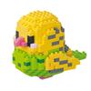 NASSIA Niedliche Vogelserie Mini-Stein Mikro-Bausatz Spielzeug (Wellensittich A)