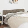 VidaXL 2x Headboards Bedroom Furniture Bed Accessories Single Bed Heads Interior Taupe 346386