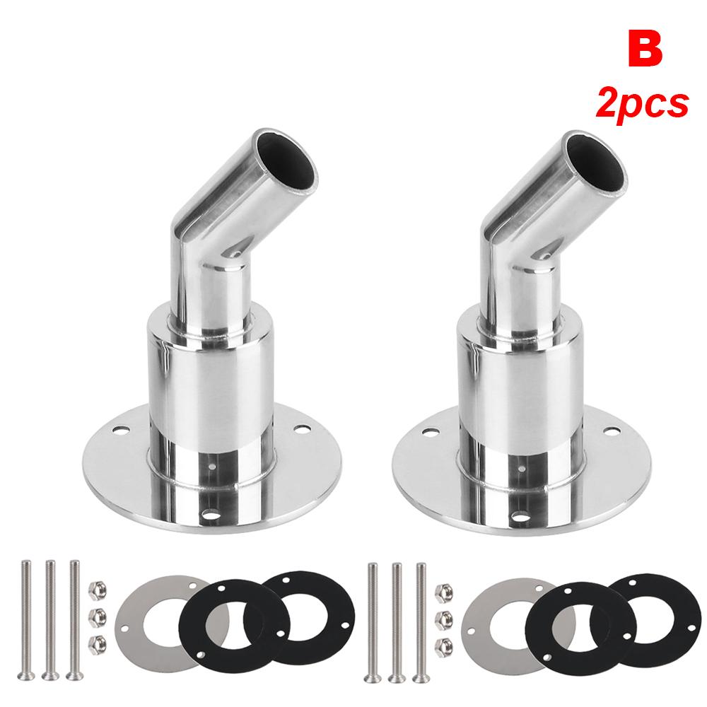 Boat Accessories Stainless Steel Thru Hull Exhaust Fitting Tube Pipe Air Diesel Vent Heater Socket 24mm Dia. RV Hardware Parts