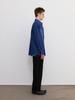 FRAGE A-Sic Pintuck Wide Straight Slacks - Black Indigo