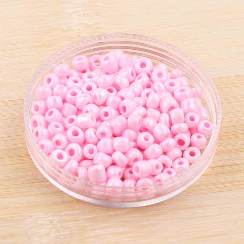 Diy Jewelry Parts Are Made Of Beaded Material 2-4Mm-5Mm Solid Color Rice Bead Ceramic Electric Earrings, Bracelets And Necklaces.