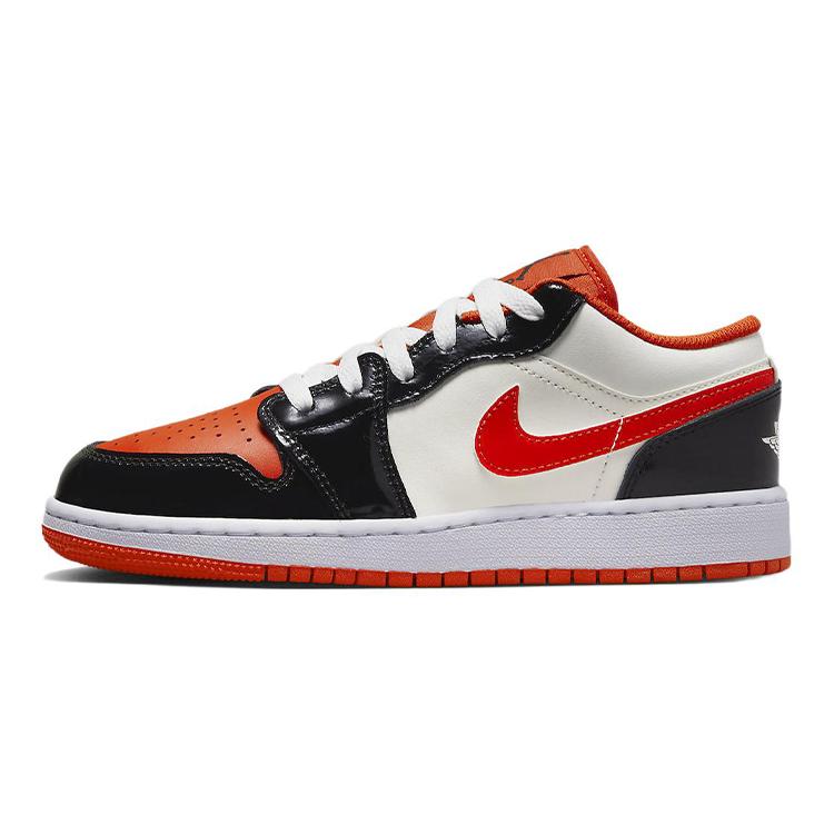 

Новые Jordan Air Jordan 1 Low Halloween Кожа Удобные Нескользящие Прочные Низкие Детские Баскетбольные Кроссовки GS DV1335-800 37.5