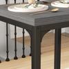 Three-Piece Minimal and Compact Dining Set, Grey Wood Effect