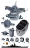 Bunker Studios 1/700 Japanese Navy Battleship Yamato Detail-Up Set A 1945 Operation Ten-Go Value Pack (for Pit-Road) Plastic Model Parts BSTIJN70100A