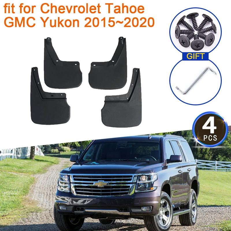 

Для Chevrolet Tahoe GMC Yukon 2015 2016 2017 2018 Брызговики Передние Задние Колеса Расширитель Крыла Брызговик Защита от Грязи Аксессуары