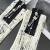 Calzini con Zip Metallica Industria Pesante Schizzi di Vernice Colore Inchiostro Calzini a Metà Polpaccio Per Uomo Donna