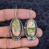 Unakite Gemstone Handmade 925 Sterling Silver Jewelry Earring 2.21" M-3539