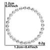 5pcs Titanium Accessories Eye Oval Rectangle Stainless Steel Charm Pendant For Jewelry Making Supplies DIY Women Pendant Earring