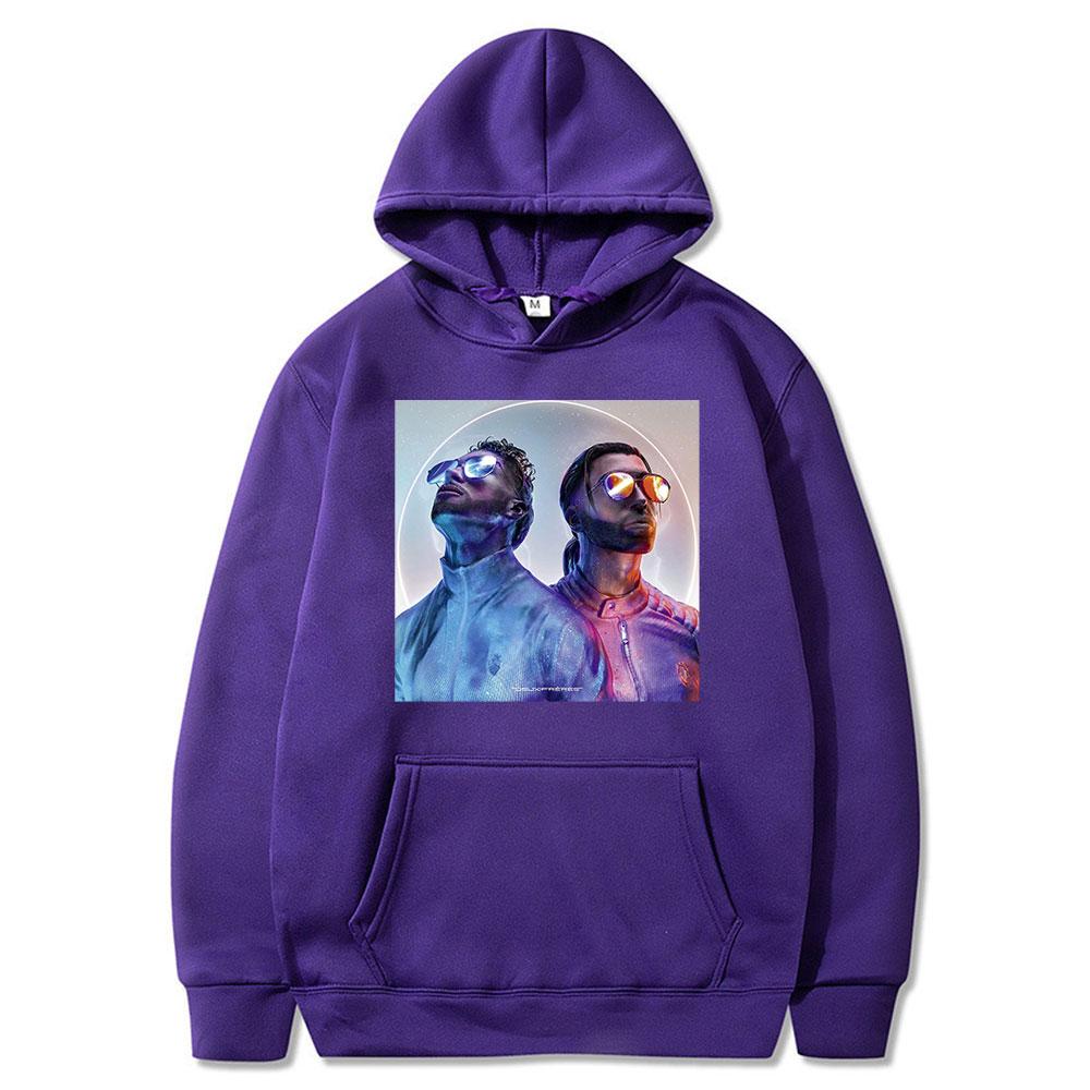 Le Monde Chico Album PNL Толстовка Французская рэп-группа Harajuku Хлопковая толстовка — фото 12