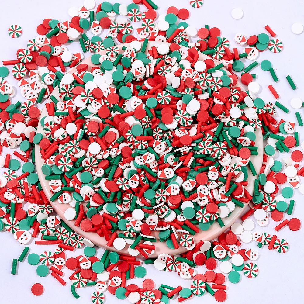 

Рождественский набор украшений для дизайна ногтей своими руками, украшения для дизайна ногтей, фруктовые дольки, снеговики, конфеты, палочки, набор для дизайна ногтей своими руками