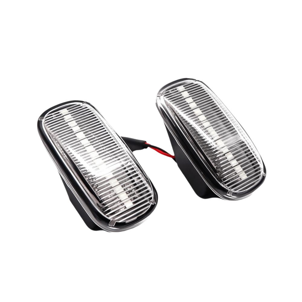 

Боковые габаритные огни, установленные сбоку, последовательные светодиодные указатели поворота, модификация автомобиля прозрачный