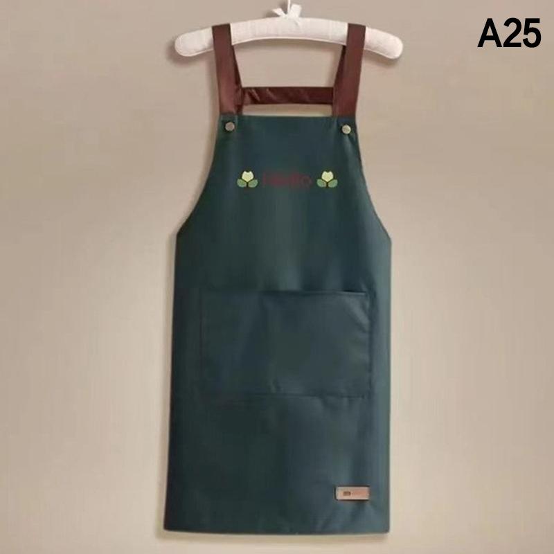 Odolná zástěra proti špíně Vodotěsná Velká kapsa Hotel Restaurace Kavárna Západní kuchyně Vaření Cukrářství Pracovní oblečení Zástěra