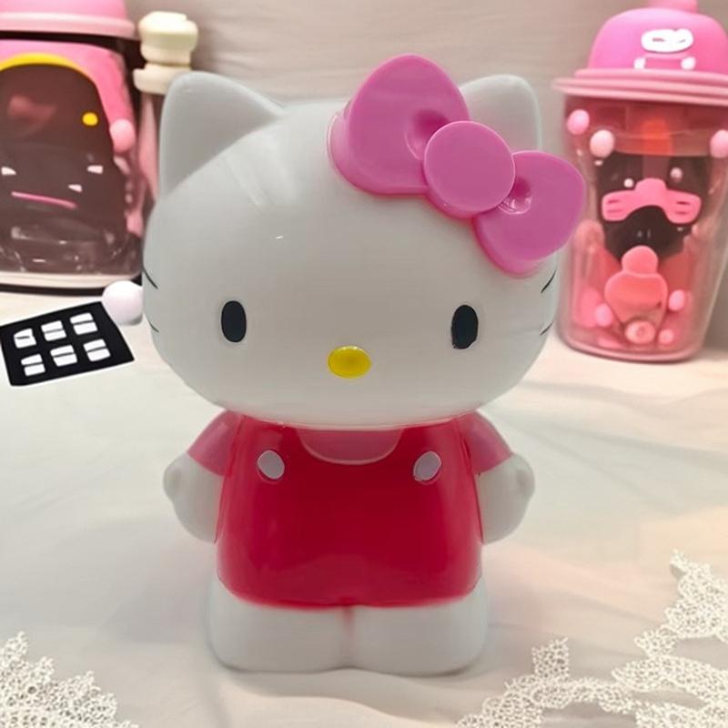 Sanrio Hello Kitty My Melody Pen Holder Cartoon Stationery Makeup Brush Organizer Desktop Decoration Christmas Ornament Gifts