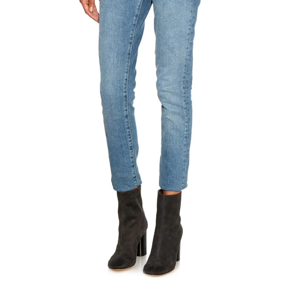 Fashion Spring Autumn Short Boots Women's Comfortable Thick Heel Suede Fringed Zipper Solid Color Casual Commuter Shoes Ankle Boots