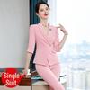 Women's White Professional Summer Suit Set for Beautician or Salon Manager