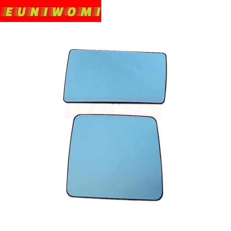 Car Side Door Heated Blue Rearview Mirror Glass for Mercedes Benz W124 S124 W201 190 (1985-1993) E CLASSE (1993 1994 1995)