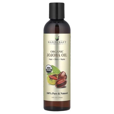 Handcraft Blends, Organic Jojoba Oil, 8 Fl Oz (236 Ml)