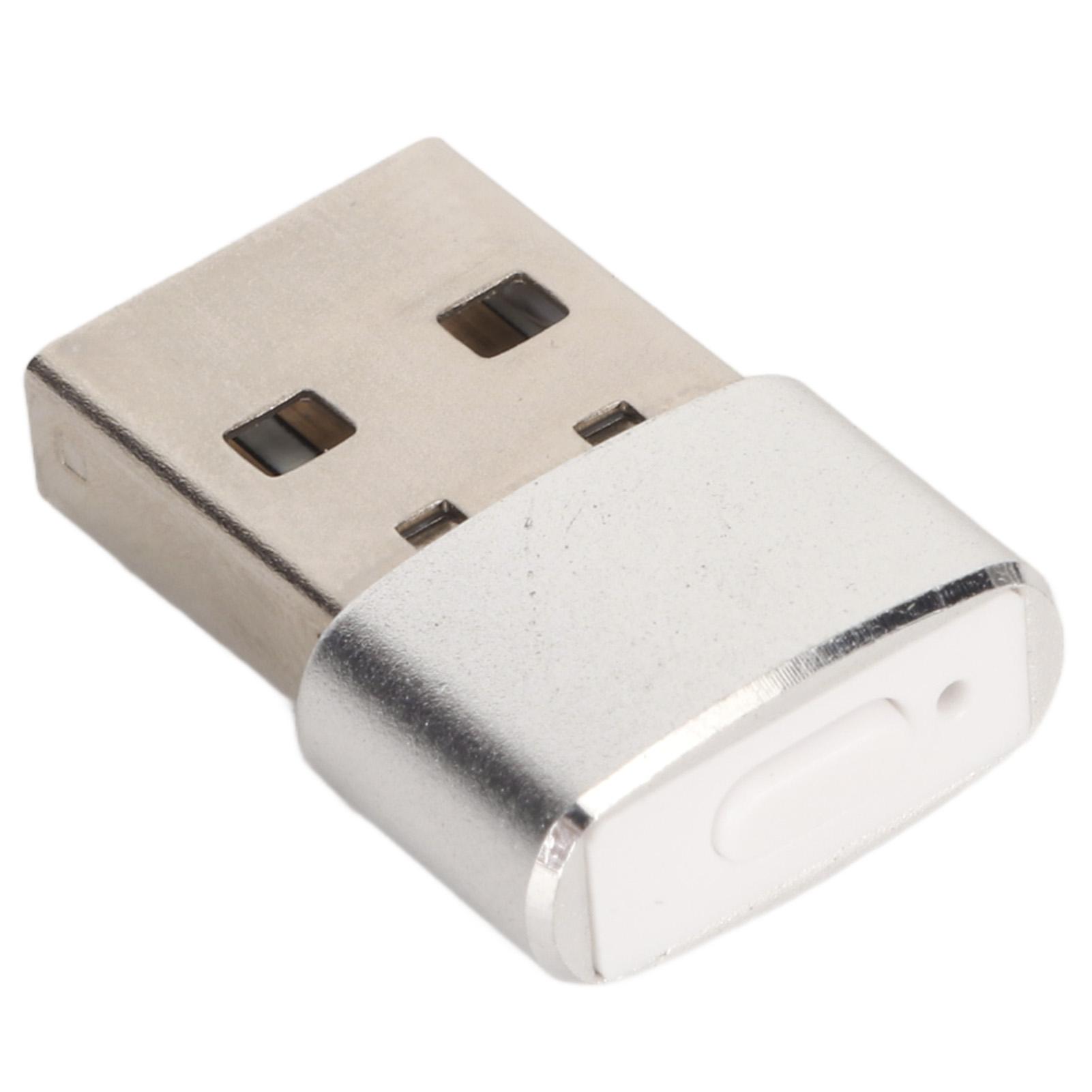 

Mouse Jiggler 2 режима, кнопка переключения, кнопка включения и выключения, мини-шейкер для мыши для игры серебряный