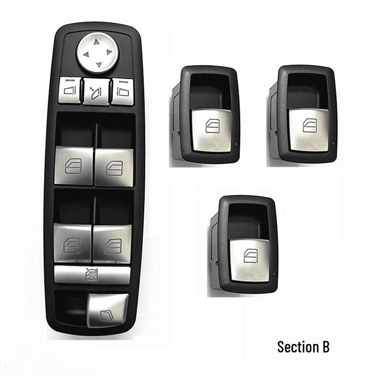Steering Wheel Button Stickers for Modified Mercedes-Benz S-Class S300 S600 R350 R400