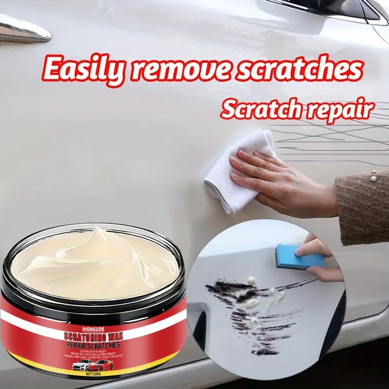 100ml Car Scratch Remover Car Scratch Eraser Long-Lasting Coating Repair Agent with Sponge Cleaning Paste Paint Care Wax