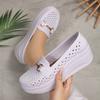 Fashion Summer Women Flats Sneakers Soft Leather Loafers Breathable Casual Designer Shoes Woman Trend Lightweight Outdoor Sneakers Women