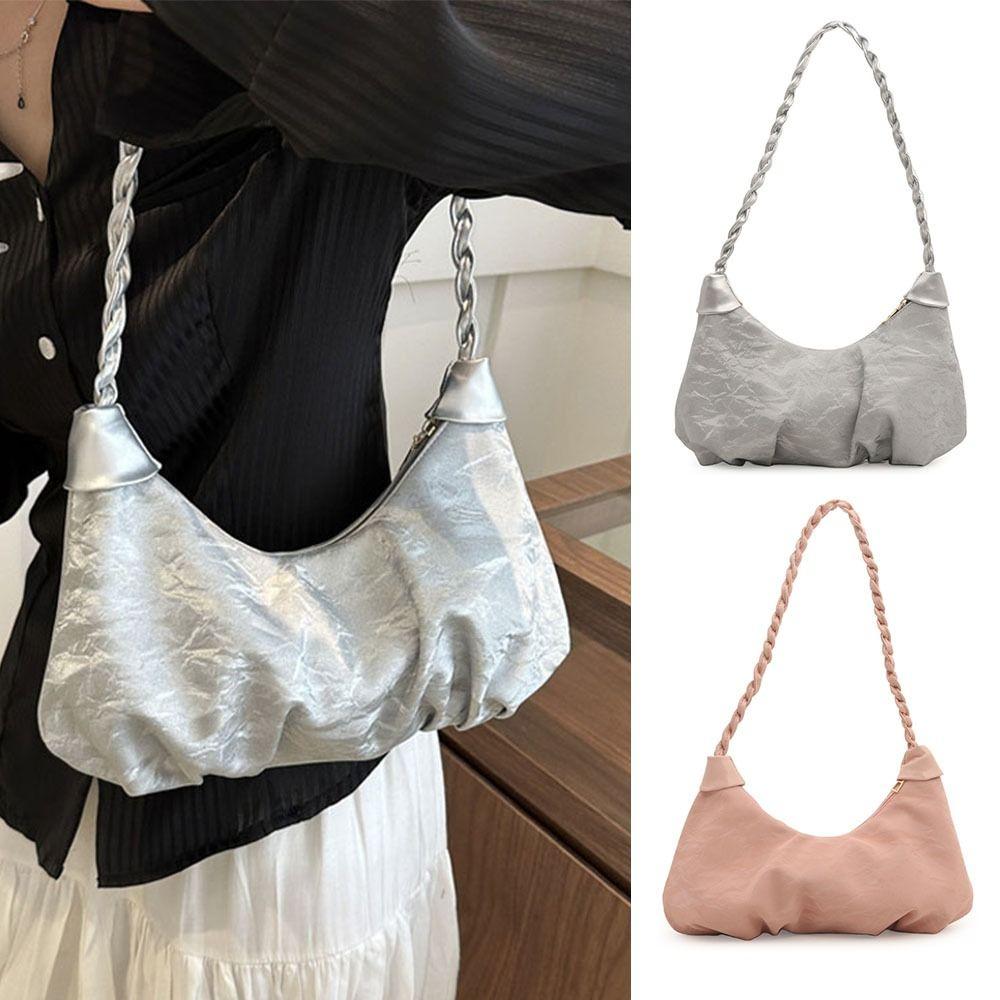 

Crossbody Bag Pleated Cloud Handbag Lazy Style New Tote Bags Gifts Commute Bag