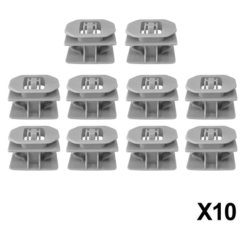 10x For Ford Kuga Escape Mondeo Fusion Cmax Transit Ecosport Side Skirt Sill Rocker Panel Moulding Trim Cover Clips Pin Retainer