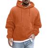Men's Casual Solid-color Long-sleeved Hooded Pullover Hoodie