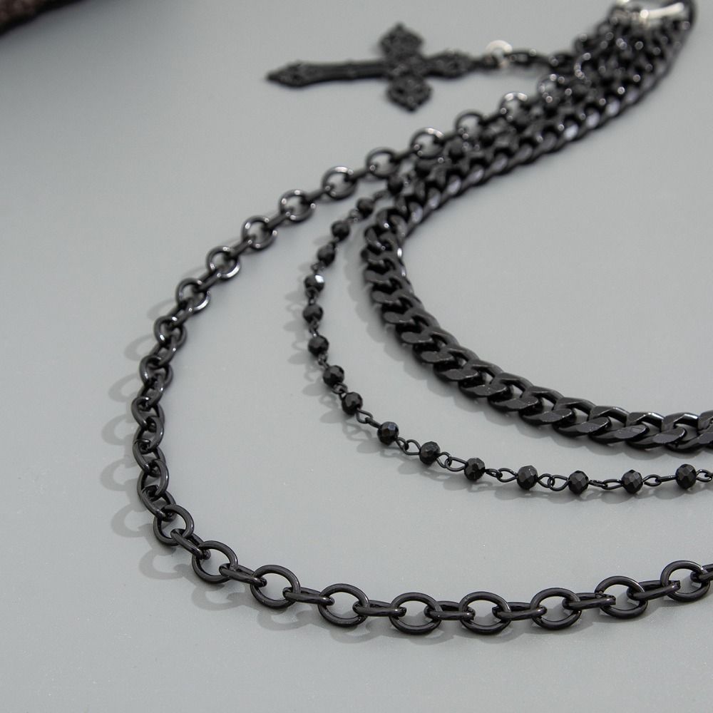 Tassel Punk Belt Chain Zinc Zinc Zinc Alloy Tassel Jeans Chain Retro Cross Waist Chain  Female