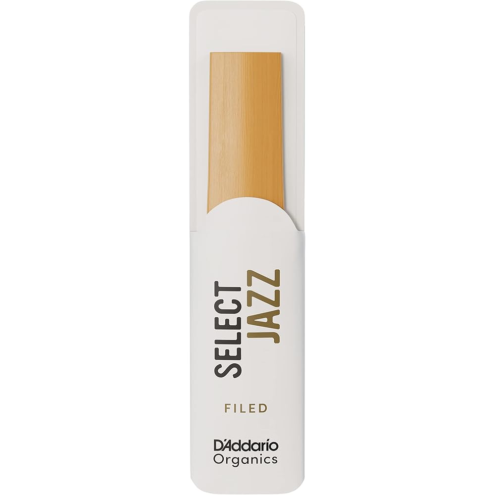 D'Addario WoodWinds for Daddario Reed Tenor Saxophones USDA Organic Certified SELECT JAZZ Filed O...