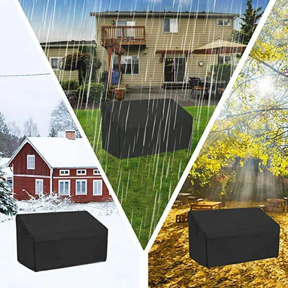 Waterproof Courtyard Bench Cover UV Resistant Seat Protective Cover Garden Sofa Cover  Outdoor