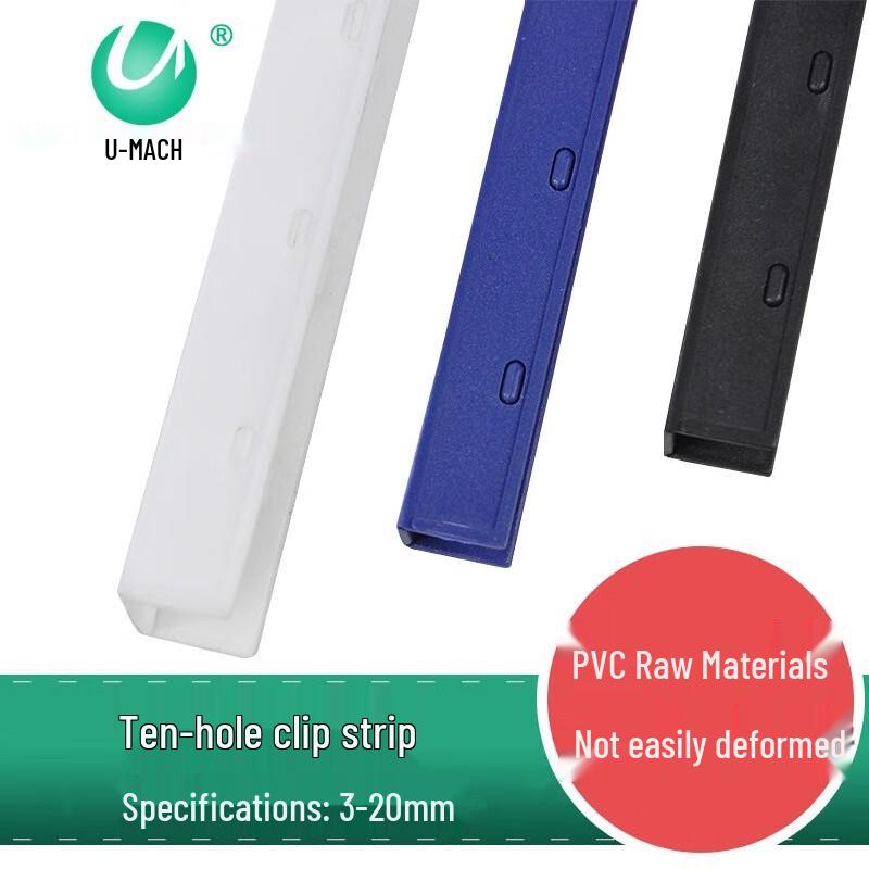 

Youmash 10mm White PVC Binding Strips