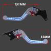 For ZX1400 ZX14R ZZR1400 GTR1400 CONCOURS Motorcycle Adjustable Always on Turn Signal Light Brake Clutch lever Handlebar