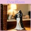 Death And The Dark Queen Resin Figurine Gothic Home Decor For Halloween And Themed Rooms