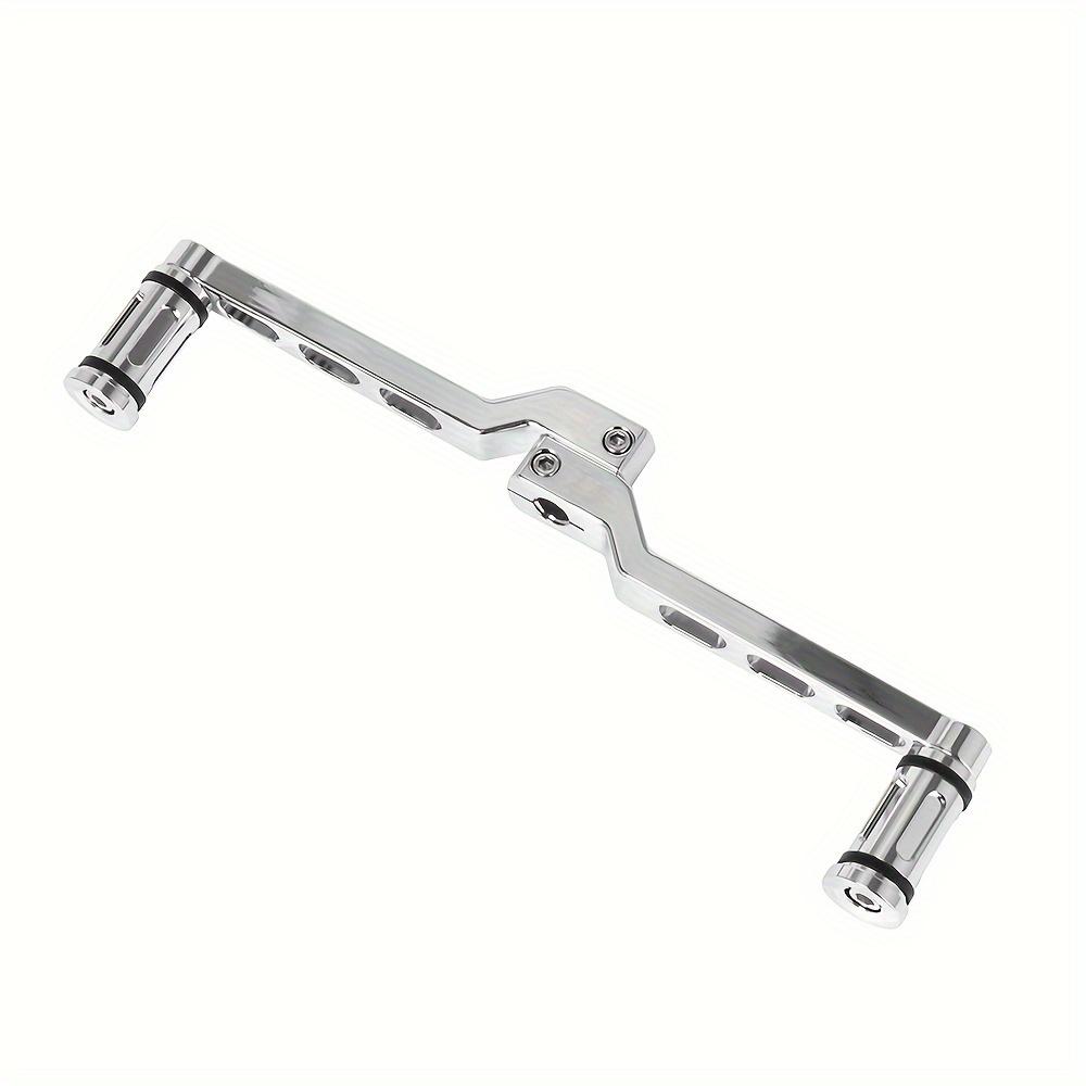 1 Pair of Premium Motorcycle Gear Shift Lever & Heel Toe Shifter for Harley FL, Road King, Electra Street, Tri Glide, Ultra Classic - Sleek Polished F